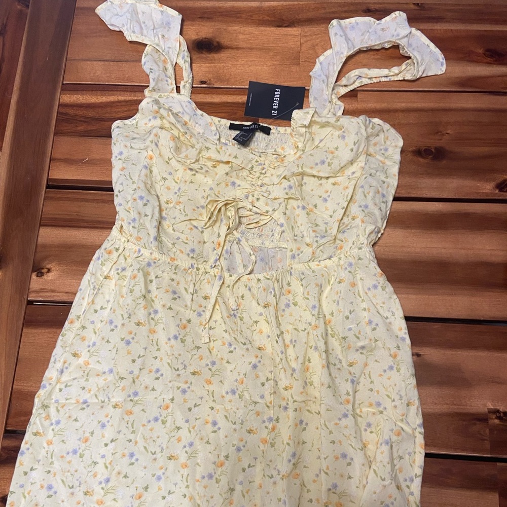 Forever 21 floral romper